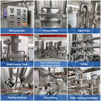 CARRY professionnel personnalisé de haute qualité 100L 1BBL 150L système de brassage intelligent dans un petit lot pour homebrew