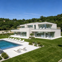 Conception architecturale professionnelle de maisons à 2 étages, plans de maison modernes à 5 chambres avec garage et design intérieur