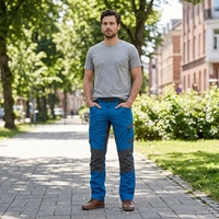 Usine Industrie 80% Polyester 20% Coton Travail Lourd Multi-poches Construction Pantalon Hommes Cargo Pantalon