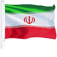 Drapeau national iranien 100 % polyester 3x5 pieds, nouveau et moins cher