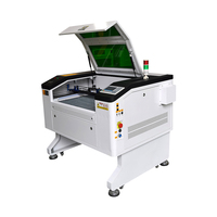 Graveur laser CO2 tout-en-un 7050 avec refroidisseur d'eau intégré, système Ruida, machine laser CNC 80W 100W pour acrylique, petites entreprises