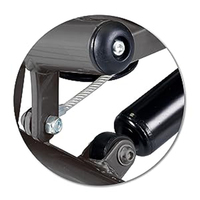 Exercice avancé Mini Twist Stepper, Stair Climber Twist Exercise Fitness Stepper avec bandes de résistance