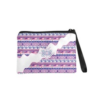 Approvisionnement direct usine : Porte-monnaie femme petit format, imperméable, avec fermeture éclair courte et dragonne, motif Pua Kalikimaka, à prix bas, pour impression à la demande