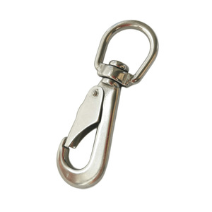 5/8" Stainless Steel 316 Outdoor Safety Carabiner Rotating Climbing Clasp