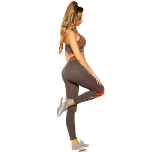 Ensemble de yoga pour femmes, vêtements de sport, ensembles de fitness pour la salle de sport, combinaisons de sport à manches longues, vêtements de sport avec fermeture éclair - Product Image 4