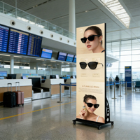 Écran LED KingVision P1.5 P1.8 P2.5, écran LED pliable d'intérieur, affiche LED, totem LED, mur vidéo pour salles de conférence