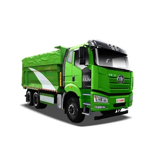 Truk FAW J6P 6X4 Harga Kompetitif Truk Sampah untuk Transportasi