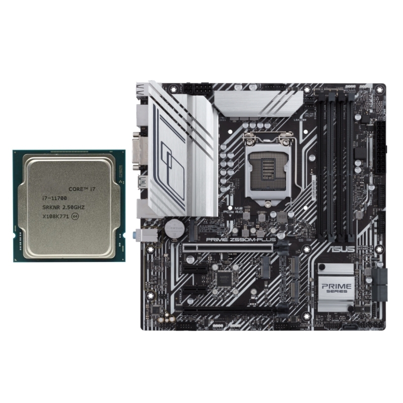 Carte mère ASUS/GIGABYTE/MSI Z590 + Core i5-11600K