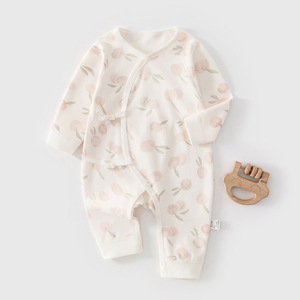 Body de Algodón de Manga Larga para Bebé, Unisex, Ropa de Recién Nacido para Primavera y Otoño - Product Image 1