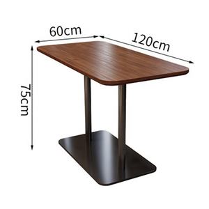 أثاث بيسترو على الطراز الصناعي في الولايات المتحدة ، أثاث للأطعمة السريعة والهامبرغر ، مطعم خشبي متين وكرسي عتيق - Product Image 6