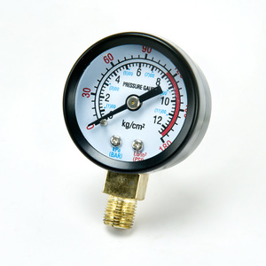 เกจวัดแรงดันลม Y40 0-12 กก. หน้าปัด 42 มม. เกลียว 1/8 อุปกรณ์เสริมเครื่องอัดอากาศ - Product Image 2