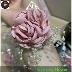 A-075 bán buôn đám cưới cổ tay hoa đỏ hoa <span class=keywords><strong>Corsage</strong></span> Rose <span class=keywords><strong>Corsage</strong></span> cổ tay - Product Image 2