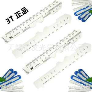 Regla de distancia pupilar 3T de 15 cm, medidor de contorno de plástico para medición de gafas, herramienta de optometría con precisión estándar - Product Image 3