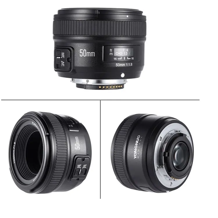 YONGNUO YN50mm F1.8 גדול צמצם אוטומטי פוקוס עדשה עבור ניקון D800 D300 D700 D3200 D3300 D5100 D5200 D5300 DSLR מצלמה עדשה