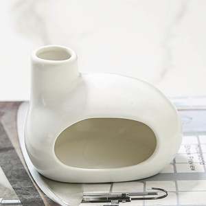 Nordique Céramique Décor À La Maison Blanc Sauge Brûleur Encens Cendres Collection Plaque Palo Santo Bois Bâtons Titulaire Aromathérapie Diffuseur - Product Image 6