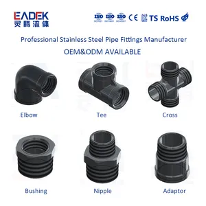 Y Type Female Thread Casting Pipe Fitting Lateral Tee Stainless Steel Equal Round 1/4"- 2" 150 LB