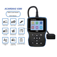 Escáner OBD2 Profesional Acardiag V280, Lector de Códigos Automotrices, Herramienta de Diagnóstico de Luz de Advertencia del Motor para Autos con OBD II, Basado en STM32