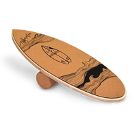Planche inclinée en bois Iboard F-1 pour enfants et adultes, améliorant la coordination et la force pour les exercices à domicile/le yoga