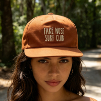 Casquette de baseball en coton avec logo brodé sur mesure Chapeau de papa d'usine à 5 panneaux non structuré