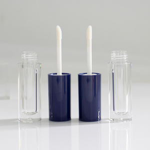 Rỗng Nhựa Lip <span class=keywords><strong>Gloss</strong></span> Ống Sâu Màu Xanh Rõ Ràng Biểu Tượng Tùy Chỉnh Tùy Chỉnh 4 Ml Vòng Chất Lượng Cao Son Bóng Ống - Product Image 2