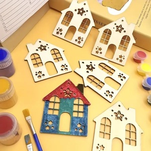 Maisons en bois à peindre soi-même, décorations de fête sur le thème <span class=keywords><strong>des</strong></span> <span class=keywords><strong>contes</strong></span> - Product Image 4