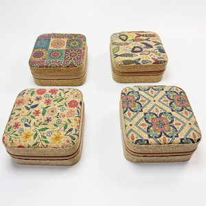 Luxe nouvelle impression spéciale coloré Stock bijoux bague boucle d'oreille collier pendentif cadeau maison boutique organisateur cas voyage petit sac - Product Image 4