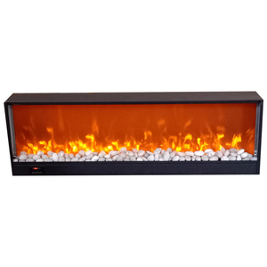 Mini foyer LED de style américain personnalisé, avec lumière LED intégrée, simulation de feu, facile à insérer, alimenté par prise électrique - Product Image 2
