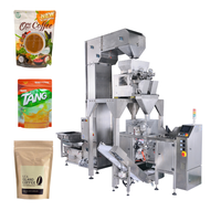 Automatische staande pouch vul- en verzegelmachine met lineaire weegschaal voor noten, gedroogd fruit, snacks, korrels, OEM, ODM, CE-gecertificeerd verpakkingsapparaat