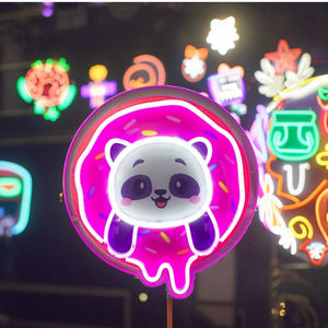 HUTUDirect, envío personalizado, letrero <span class=keywords><strong>de</strong></span> neón LED acrílico, decoración <span class=keywords><strong>de</strong></span> Arte <span class=keywords><strong>de</strong></span> pared, sin cantidad mínima <span class=keywords><strong>de</strong></span> pedido para letreros iluminados comerciales - Product Image 1