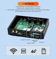 Mini PC direct d'usine Intel 4e génération I7-4500U 6*RS232 DDR4 8*USB 2*MINI PCIE KH5000 Serveur industriel embarqué sans ventilateur en stock