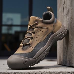 Botas Tácticas para Hombre de Talla Grande, Cómodas, con Punta de Acero, para Uso en Fábrica, Senderismo al Aire Libre, para Todas las Estaciones - Product Image 2