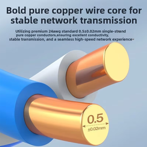 Câble réseau Kneysum haute vitesse CAT5 CAT5E, 8 conducteurs solides en cuivre pur, <span class=keywords><strong>100</strong></span> <span class=keywords><strong>m</strong></span>, câble de communication local extérieur - Product Image 5