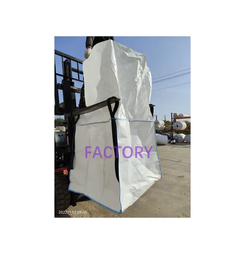 Uso da indústria 1000kg saco grande FIBC sacos de areia super cimento e materiais de construção