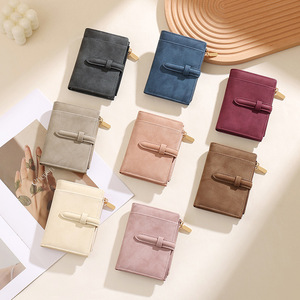 Cartera Bifold de Cuero Sintético PU para Mujer, Estilo Fresco y Compacto, Monedero Plegable, Tarjetero al por Mayor - Product Image 1