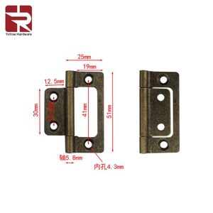 Bisagra plegable para armario de 2 pulgadas Bisagra al ras sin mortaja - Product Image 6