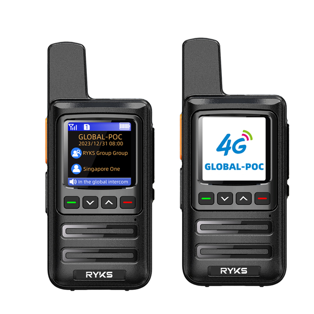 4G PoC Internet Two-Way Radio MINI Sim Card Global-Intercom Walkie Talkie Long Range 5000km Pair (no Fee) Intercom Platform