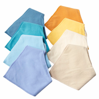 Vente en gros en Chine produits de sublimation mousseline unie imperméable bave d'enfants pour bavoirs en coton biologique pour bébé