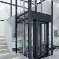 Ascenseur domestique multifonctionnel moderne et pratique en PVC, gain de place, pour maison familiale et villa