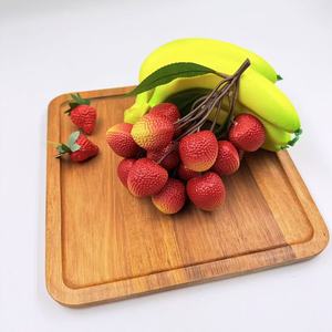 Chobi Family Acacia Wood <b>Tray</b> Square Serving Plate For <b>Snacks</b> And Home Dining Durable Unfinished - Product Image 2