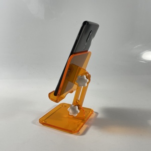 Modern Clear Acrylic <b>Foldable</b> Phone Display Stand Custom Logo Service with Stand - Product Image 6