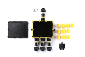 Hộp nối không thấm nước Hộp kết nối IP68 4way 1in 3out Loại Tùy chỉnh lý tưởng cho hệ thống dây điện ổn định trong các dự án điện và chiếu sáng - Product Image 3