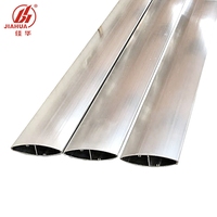 Personnalisé 6082 6061 7075 T6 Persienne En Aluminium Verticale Profil Aérodynamique En Aluminium Profil D'extrusion Fabricant