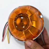 Feu de gabarit latéral universel LED ambre en forme de goutte d'eau pour camion lourd et remorque