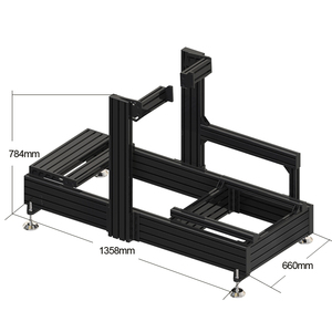 Chuyên nghiệp lái xe mô phỏng khung thực tế Sim đua buồng lái Chassis chuyển động Giàn Khoan tùy chọn nhôm tương thích Moza R5 bánh xe - Product Image 1