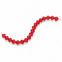 Perles de spinelle biconiques à double pointe 4 mm, facettées, en résine époxy, en vrac avec trou pour Qipao, Cheongsam, Kimono, Obi, Yukata et Boro