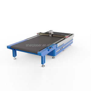 Độ chính xác cao <span class=keywords><strong>CNC</strong></span> dao máy cắt tự động lớp PLC cho ngành công nghiệp may mặc bọc ô tô cho vải da - Product Image 1