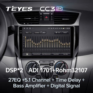 <span class=keywords><strong>TEYES</strong></span> CC3 2K para Nissan Sentra B17 2012 - 2017 Radio de coche reproductor de vídeo Multimedia navegación estéreo Android No 2DIN 2 Din DVD - Product Image 4