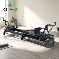 Appareil de Pilates CONTRON durable avec cadre métallique, Reformer de fitness, couleur de revêtement personnalisable, garantie 5 ans, utilisation universelle pour le corps