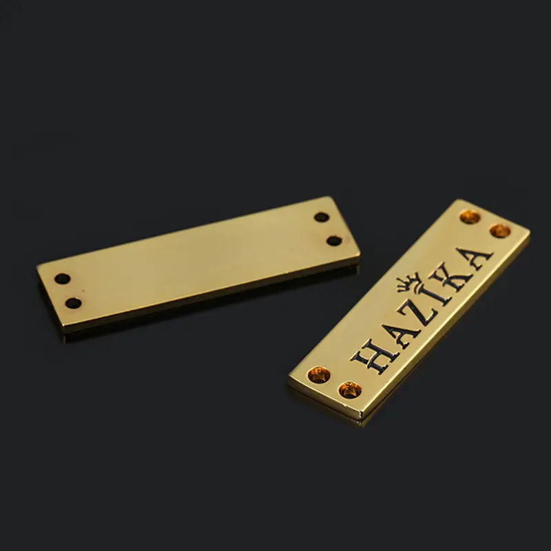 Factory price Manufacturer Supplier metal label tags blank metal tag metal name tags for purses