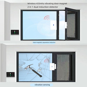 Smart Alert 433MHz Drahtloser Tür sensor, einstellbare Vibrations empfindlichkeit und Glasbruch detektor für das Heims icherheits system - Product Image 6